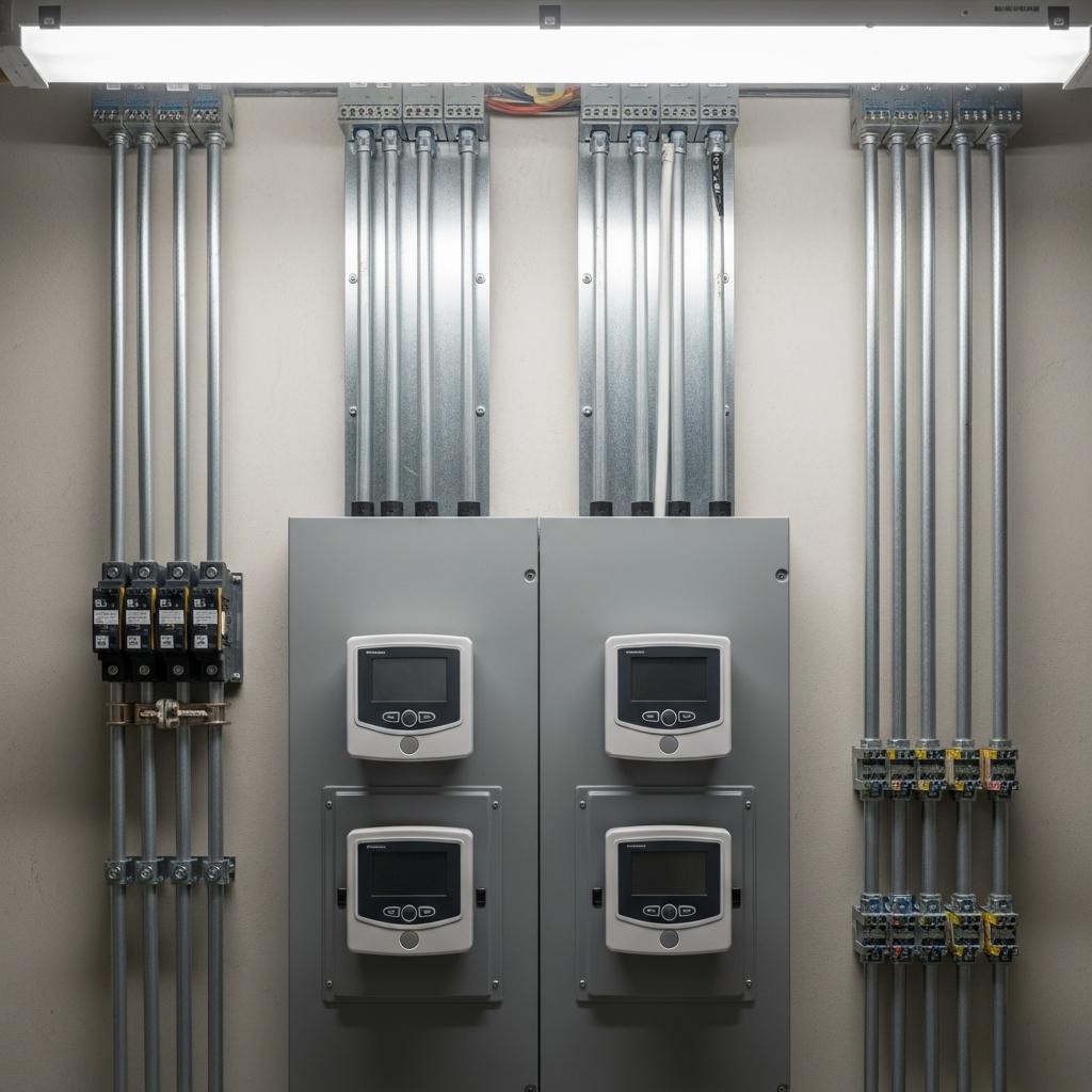 Panel upgrade supporting new EV infrastructure
